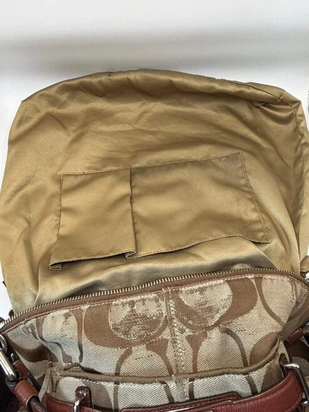 Share Vintage Y2K Coach Chelsea Ashlyn Signature Canvas Hobo Bag